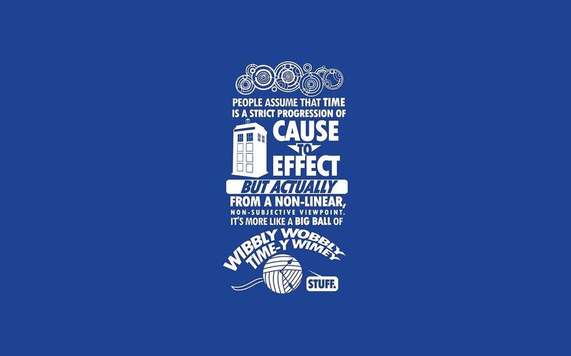 Text and Graphics on Blue