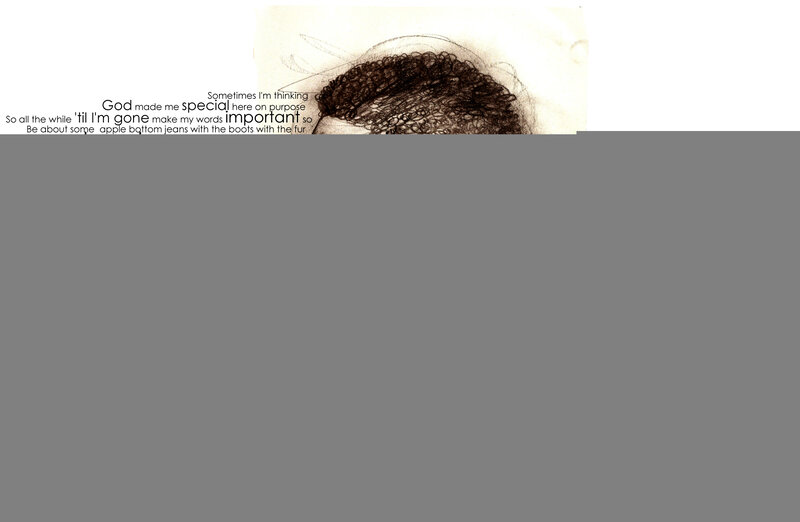 text and sketch on white