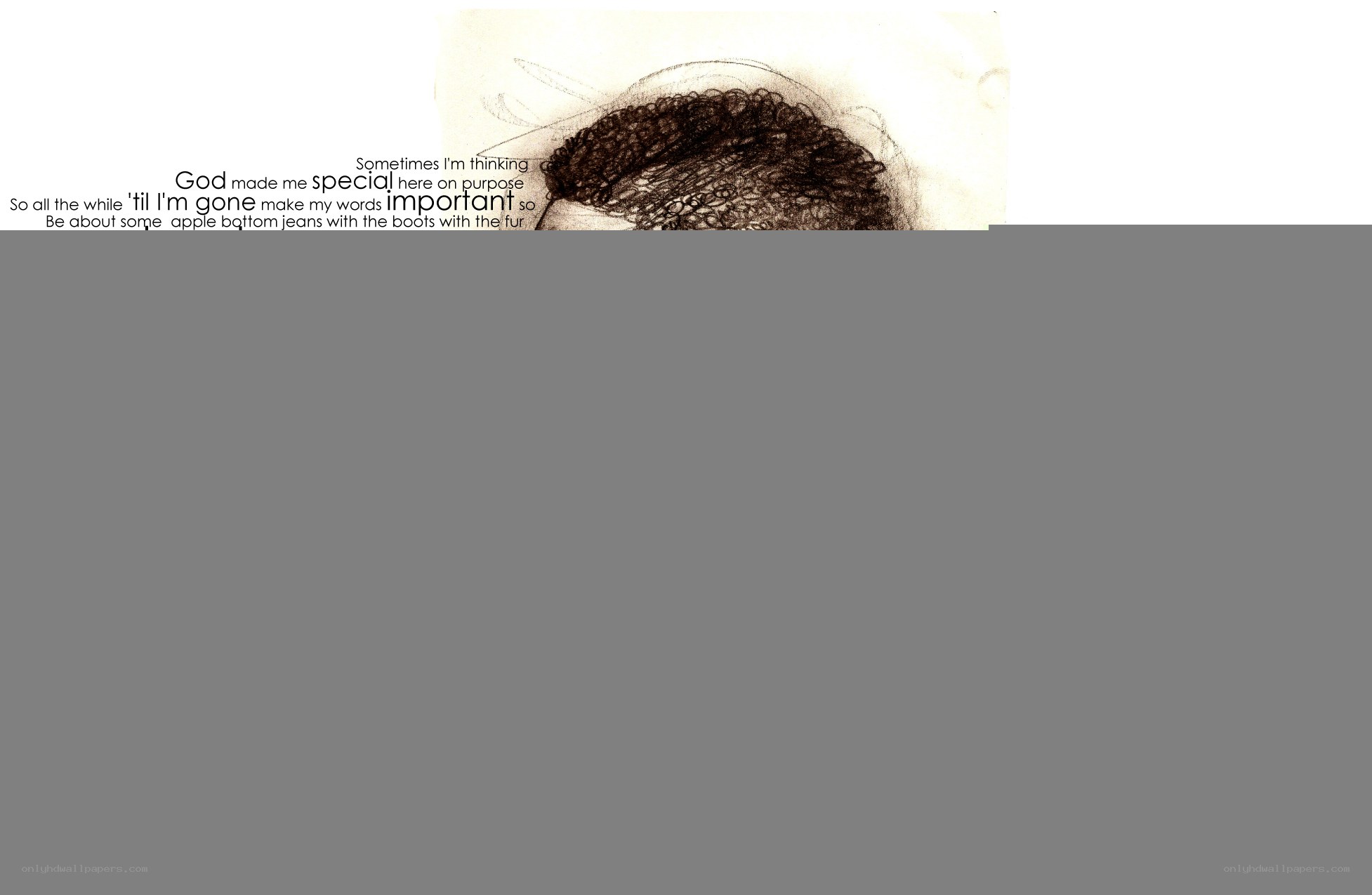 text and sketch on white