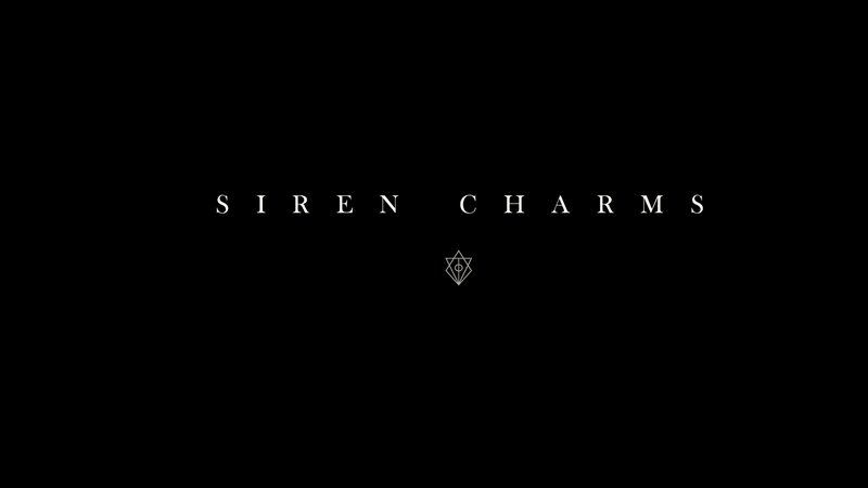 Text and Symbol on Black Background