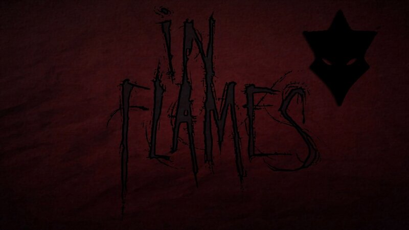 Text and Symbol on Red Background