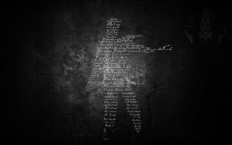 Text Arranged as a Cross