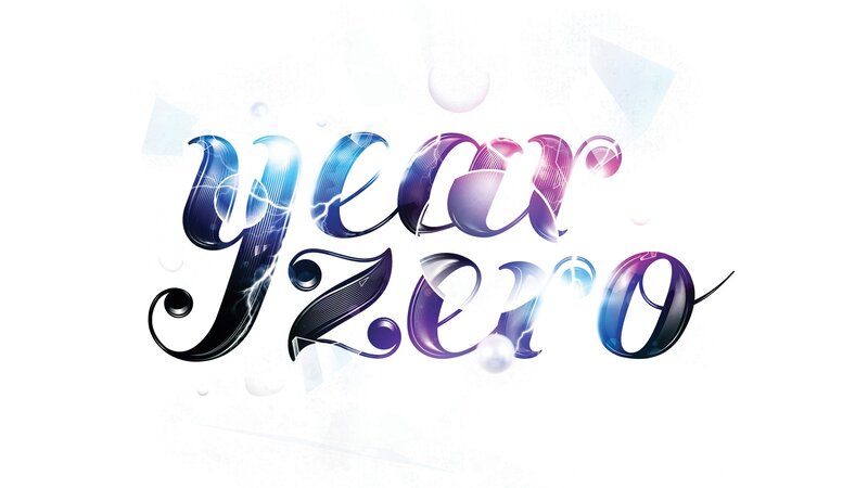 Text Art Design — Blue