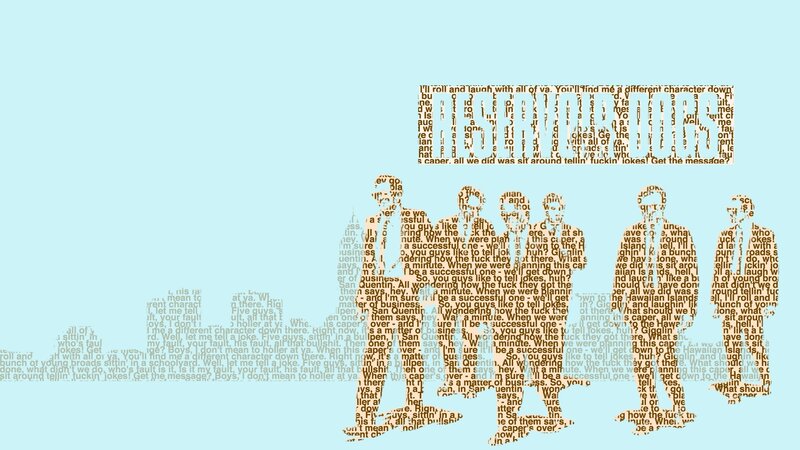 text art of a group