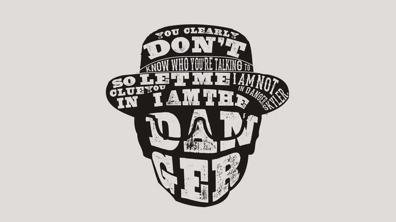 Text Art of a Hat — Black