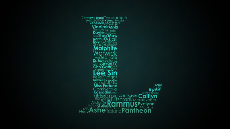 Text Art of a Letter