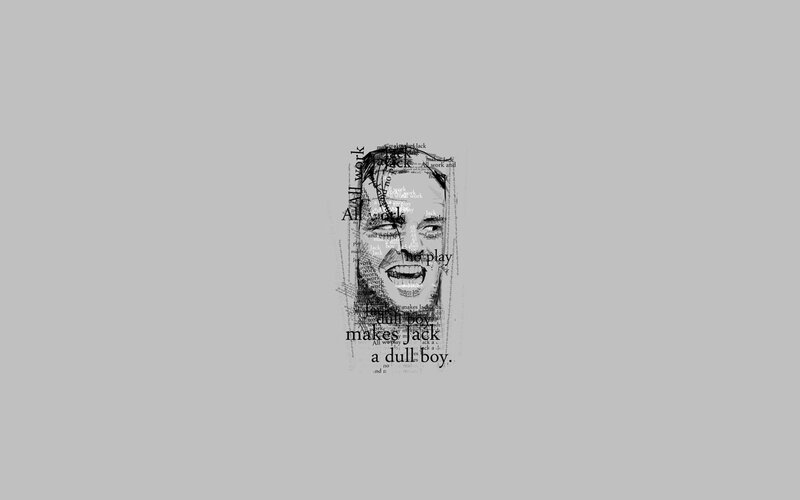 text art of a man's face