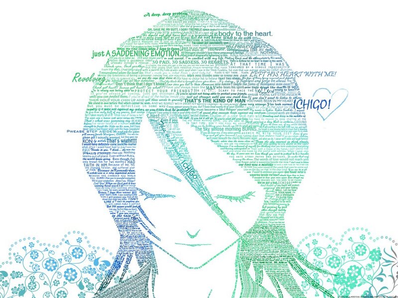 Text Art of a Person — Green