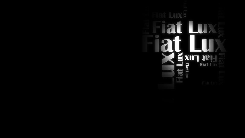 Text Art on Black Background — Dark
