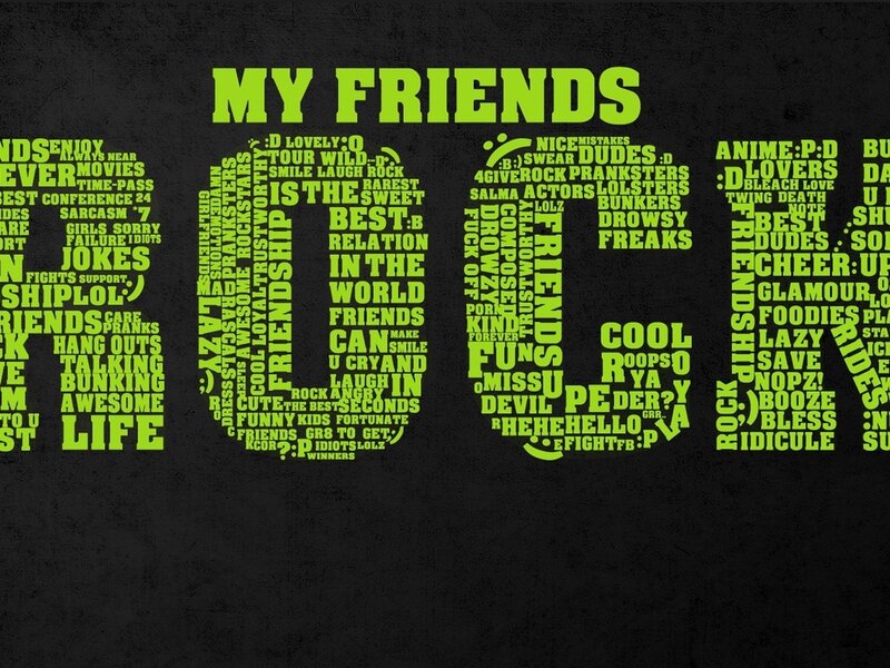 Text Art on Dark Background — Black, Energetic