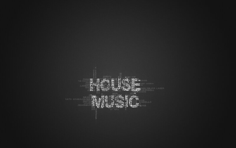 text art on dark background
