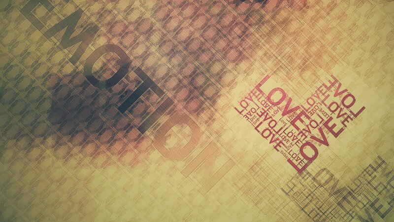 Text Art on Patterned Background