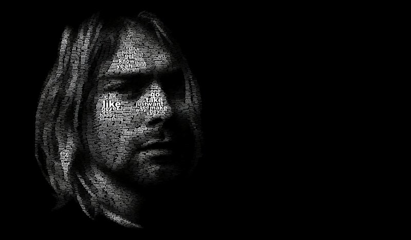 text art portrait