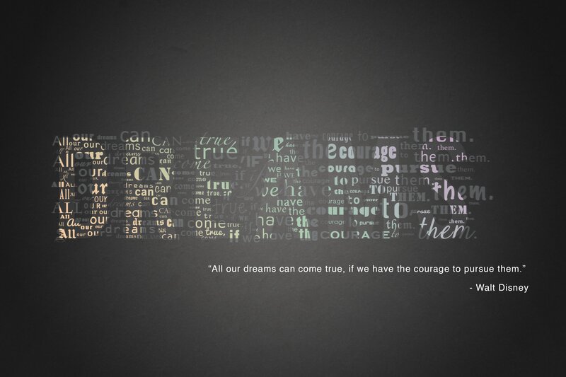 Text Art Quote — Black, Inspirational