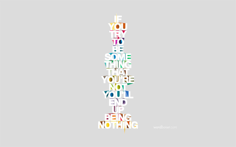 Text Art Quote
