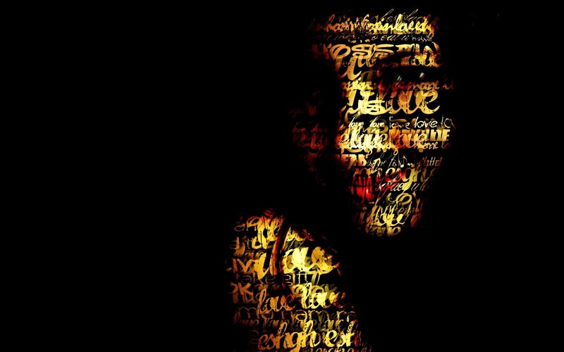 text art silhouette