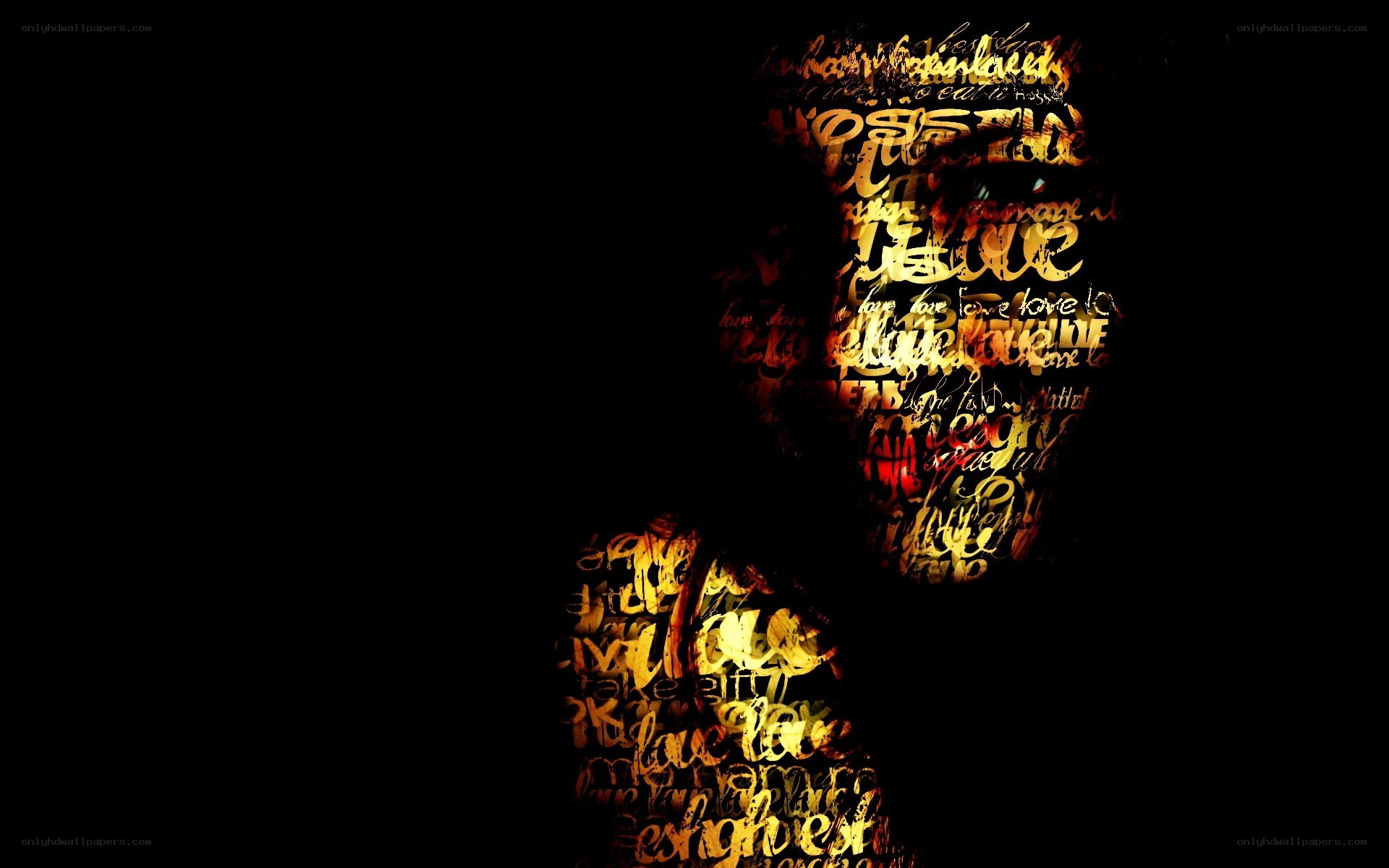 text art silhouette
