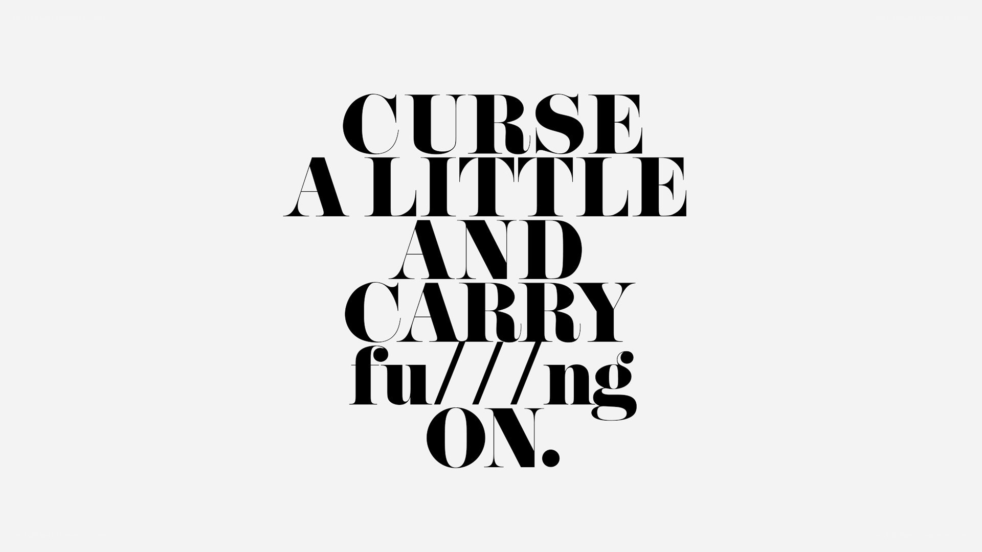 text art with curse phrase