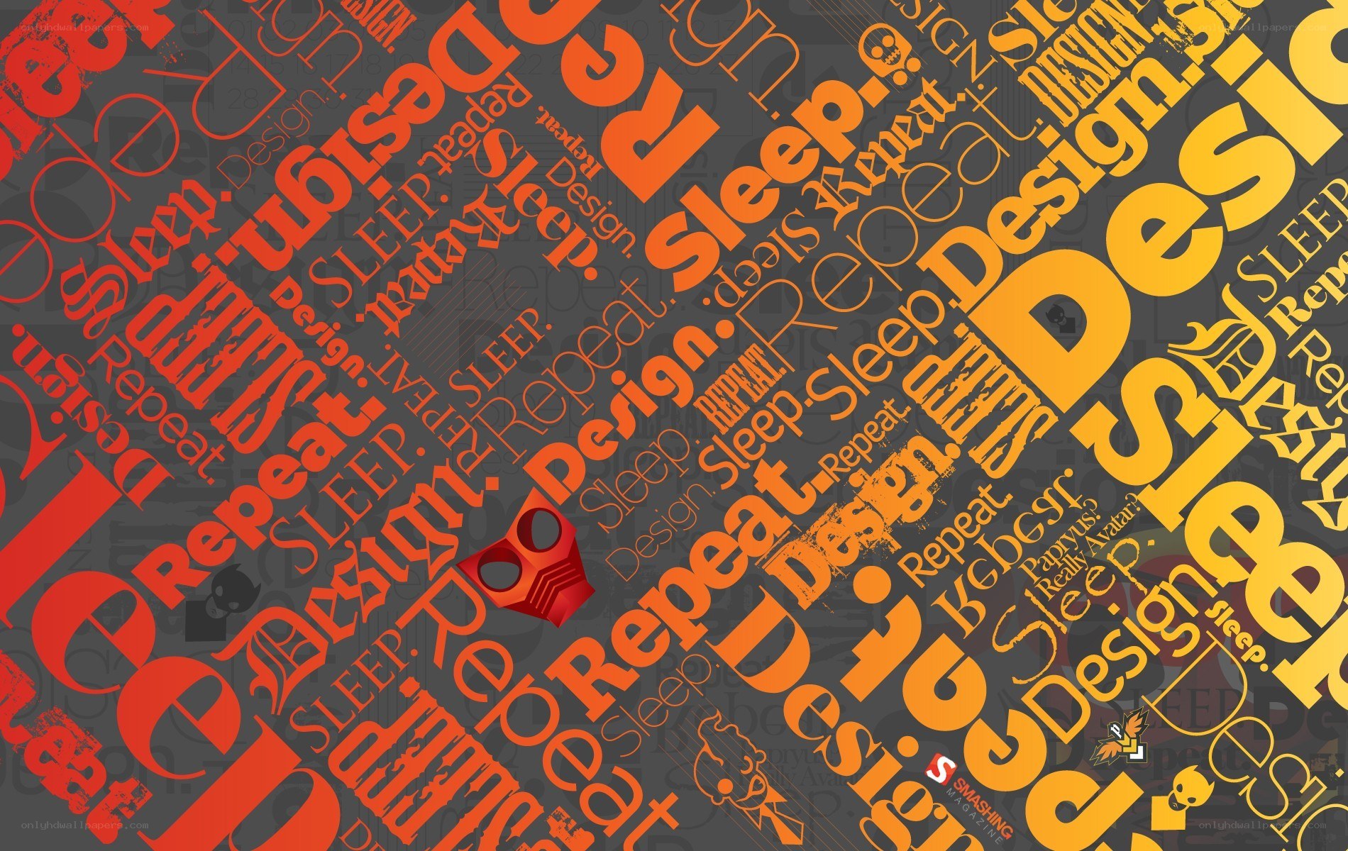 text art with design and sleep