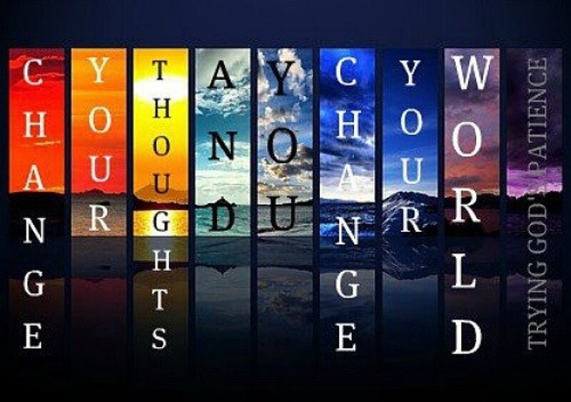 Text Art with Landscape