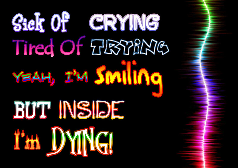 text art with lyrics