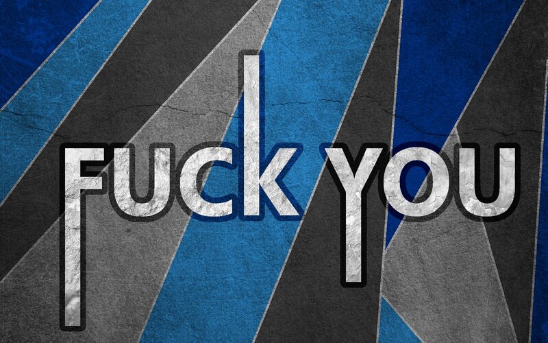text art with profanity