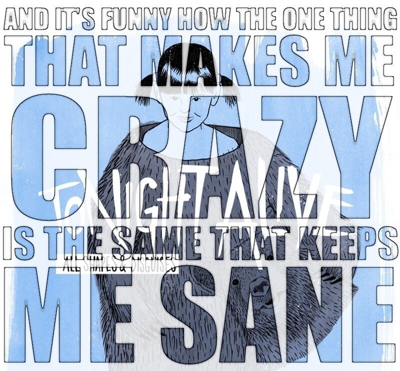 text art with quote