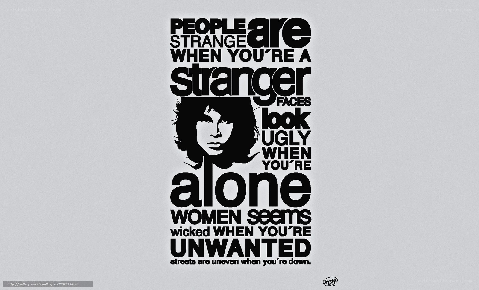 text art with quote