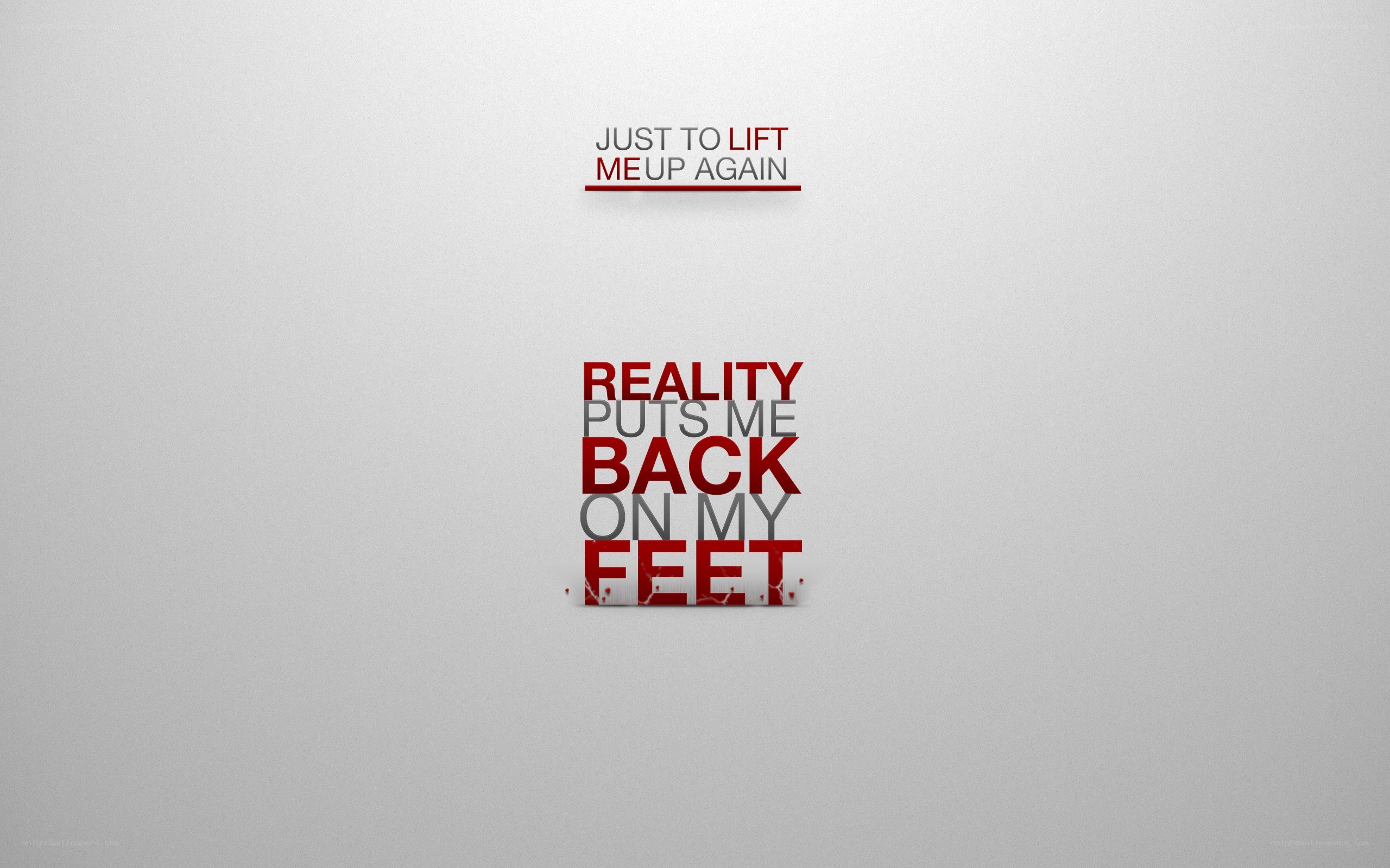 text art with red and gray letters