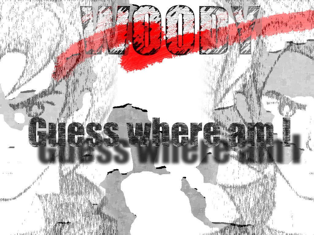 text art with red stroke