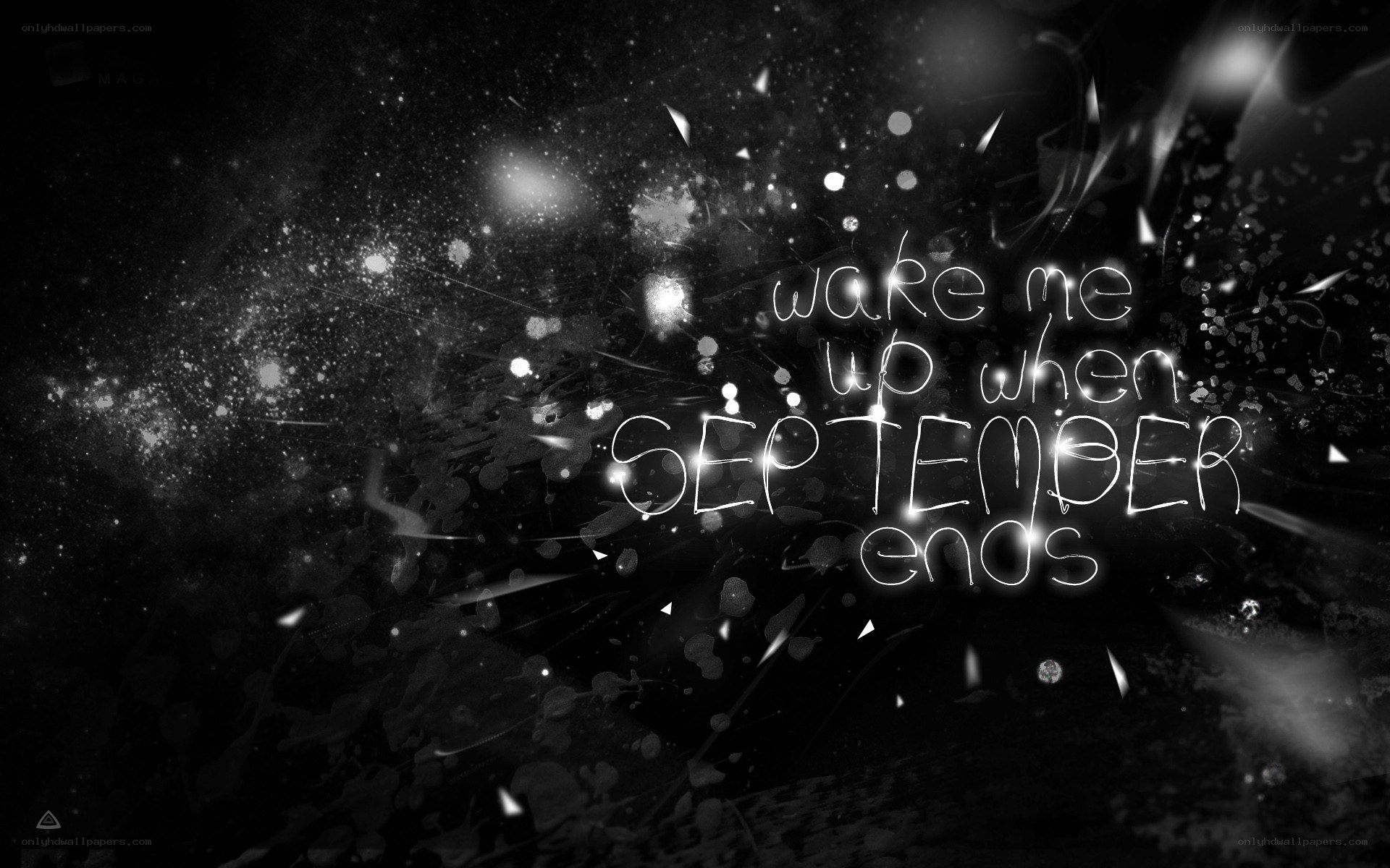 text art with sparkles
