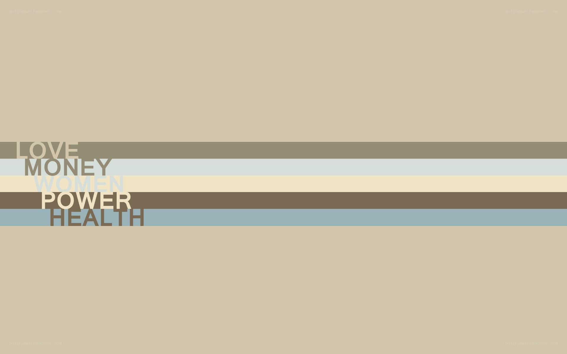 text art with words on stripes