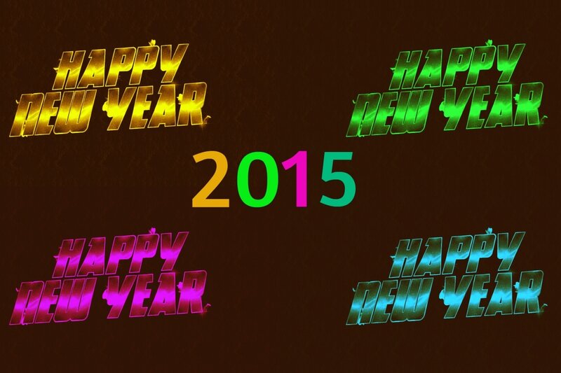Text Art with Year