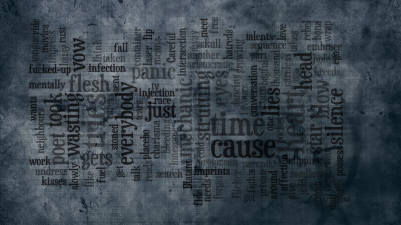 text art word cloud