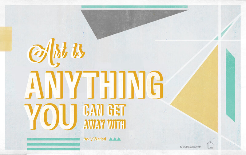 Text-based Art Quote