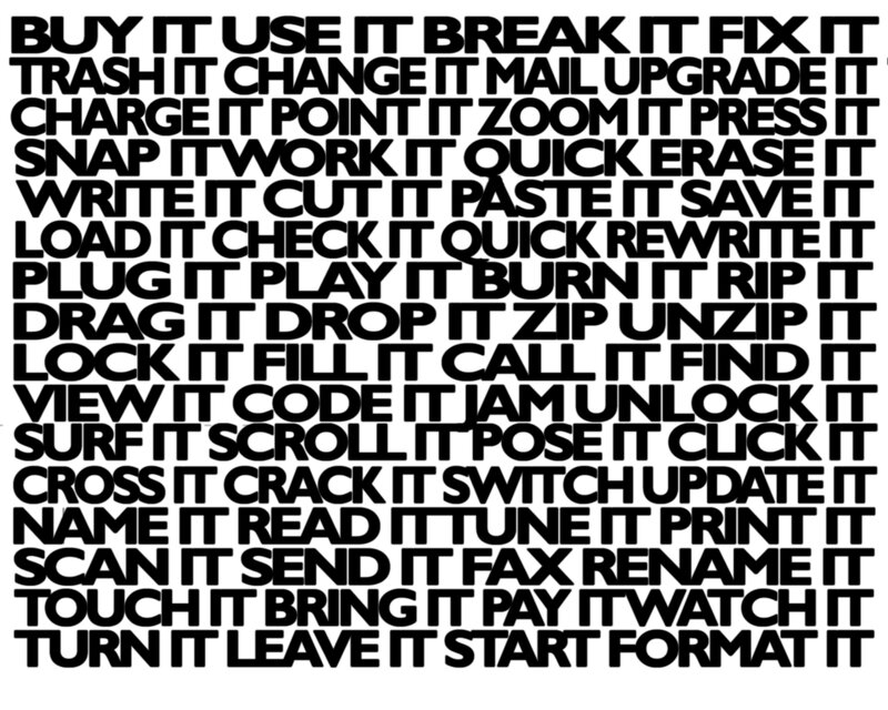 text-based art with verbs