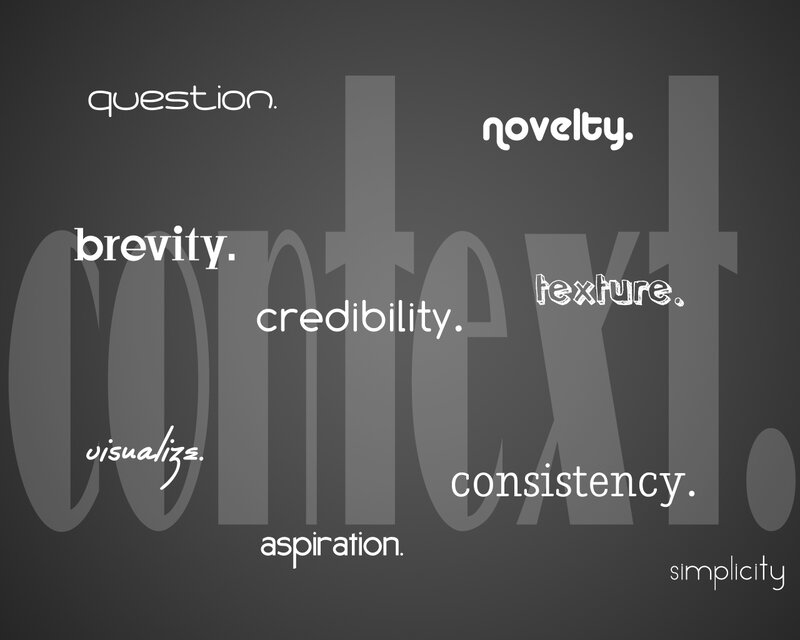 text-based art with words