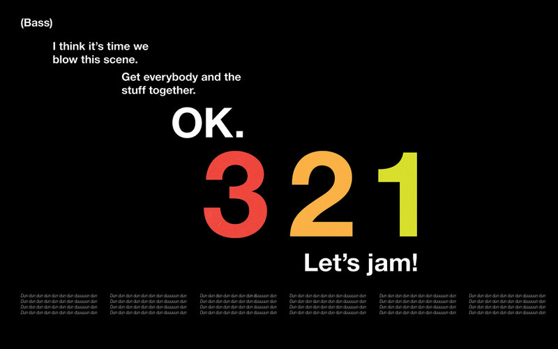 Text-based Countdown Screen