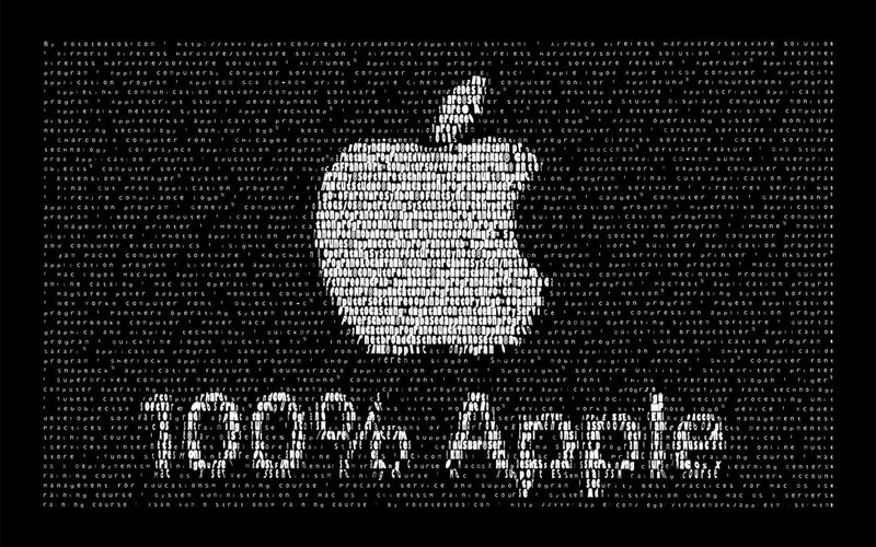 Text-based Digital Pattern — Black