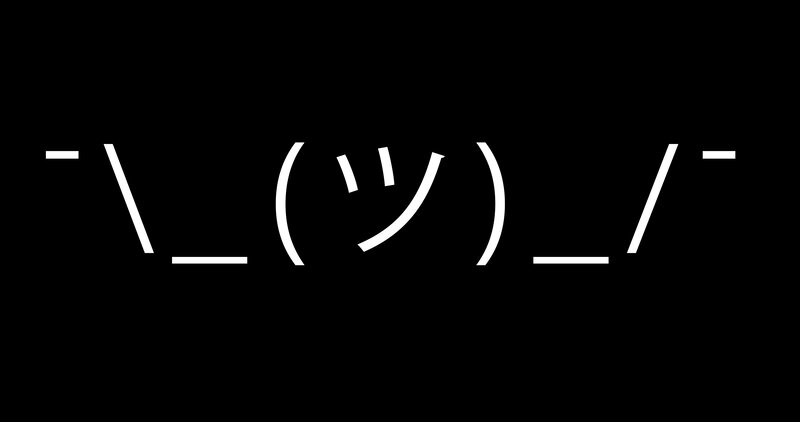 Text-based Emoticon — Black