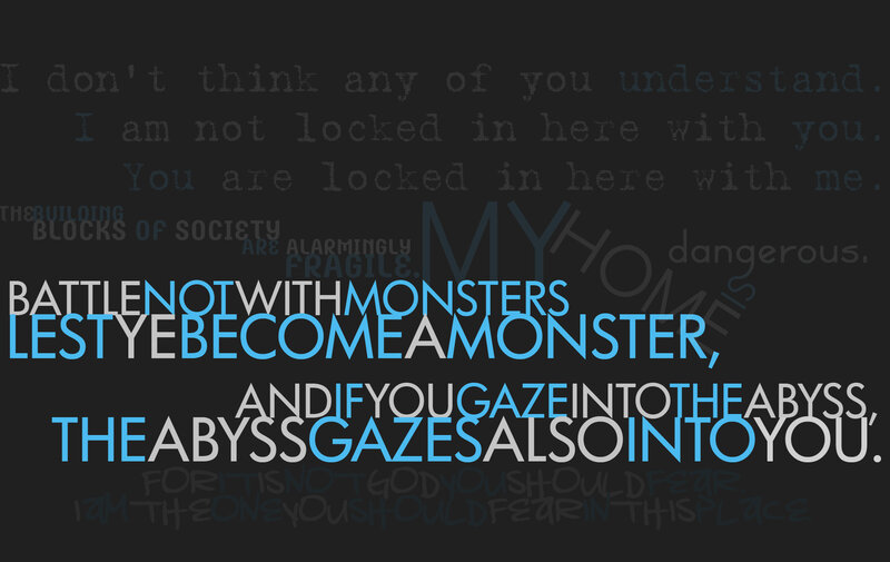 Text-based Graphic — Black, Dramatic