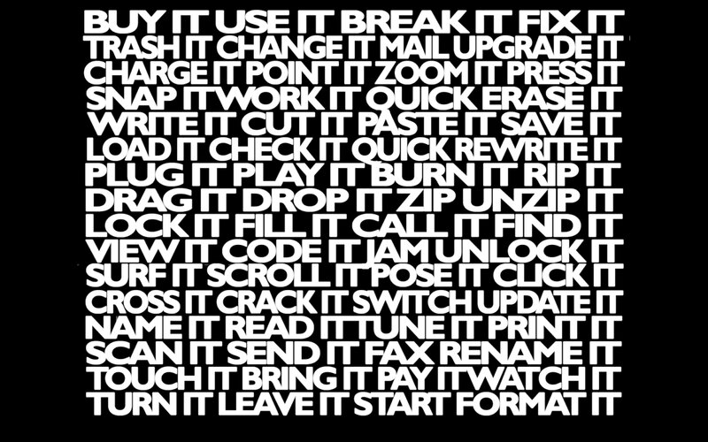 Text-based Graphic — Black