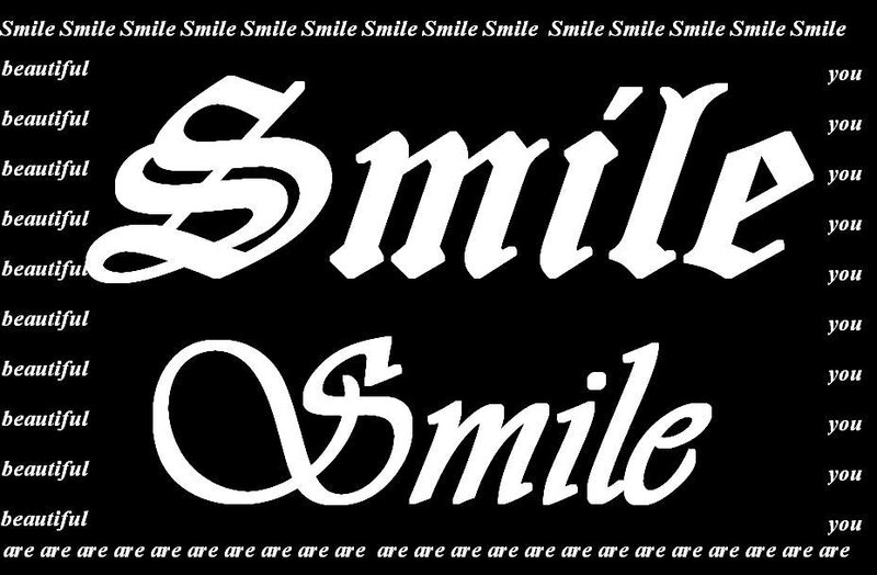 Text-based Graphic Design — Black