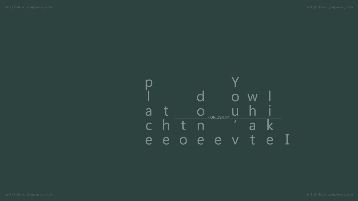 text-based graphic with letters