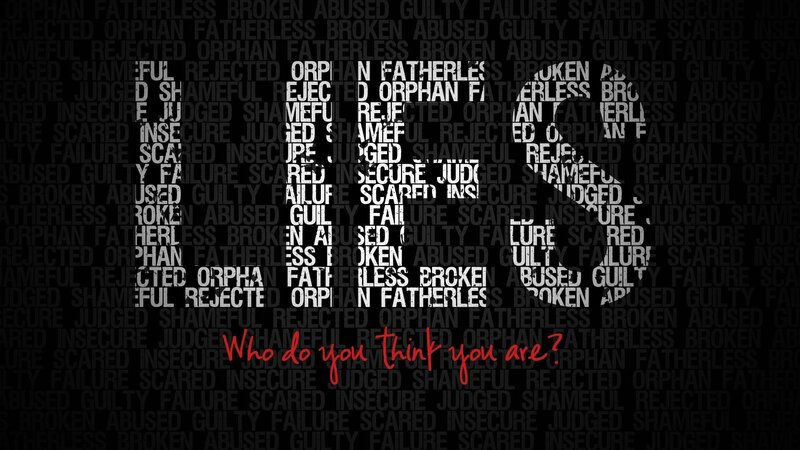 Text-based Graphic with Words — Black