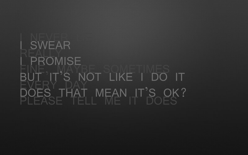 text-based image with lyrics