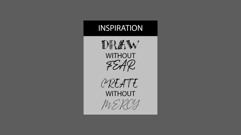 Text-based Inspirational Graphic — Gray