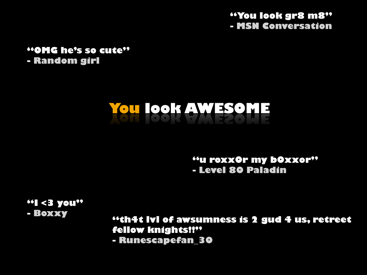 text-based meme collage