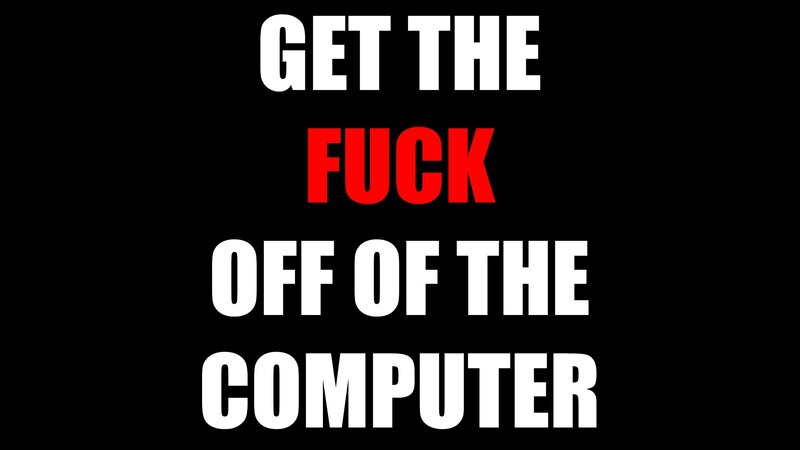 text-based meme with profanity