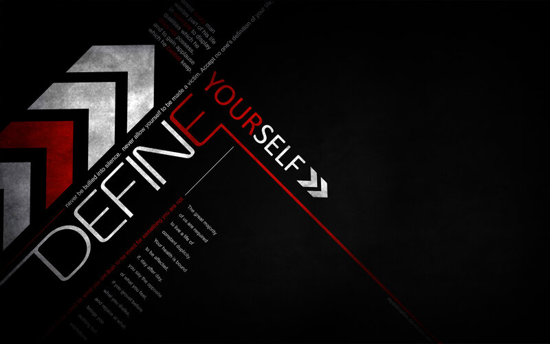Text-based Motivational Graphic — Black
